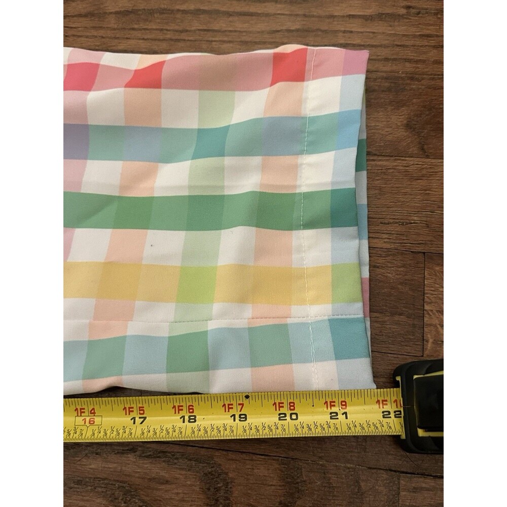 Shinesty Savannah Swinger Pastel Plaid Men's Pants 38x21 Colorful Polyester - Picture 4 of 7